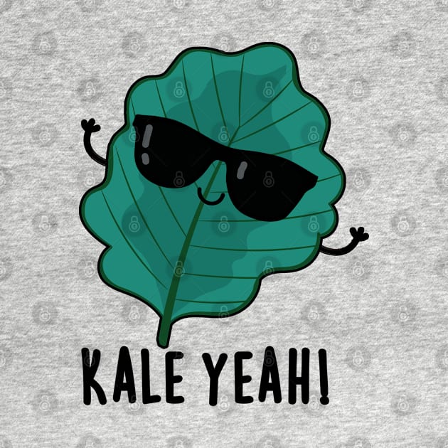 Kale Yeah Cute Veggie PUn by punnybone